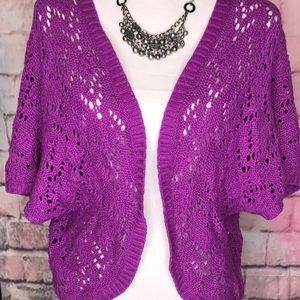 xxL purple sweater jackets